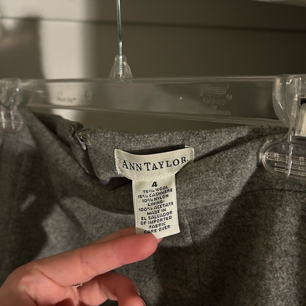Ann Taylor Classic Gray Skirt